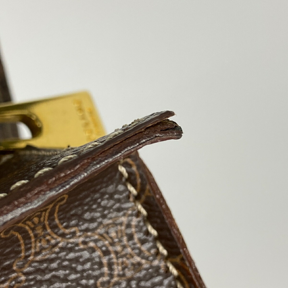 Celine Macadam Pattern Canvas Tote Shoulder Bag B… - image 4